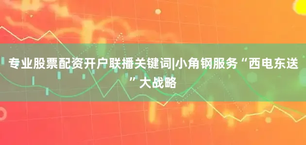 专业股票配资开户联播关键词|小角钢服务“西电东送”大战略